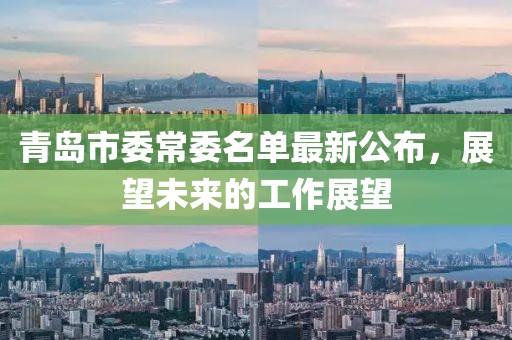 青島市委常委名單最新公布，展望未來的工作展望