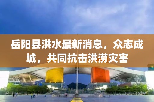岳陽縣洪水最新消息，眾志成城，共同抗擊洪澇災害