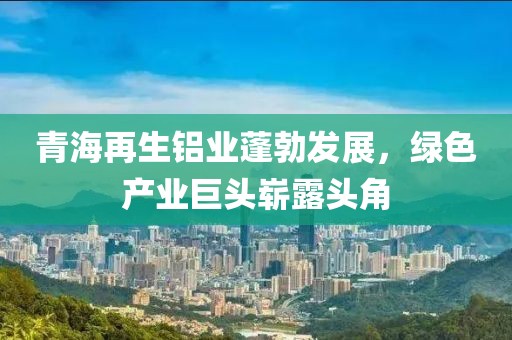 青海再生鋁業(yè)蓬勃發(fā)展，綠色產(chǎn)業(yè)巨頭嶄露頭角