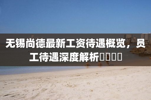 無錫尚德最新工資待遇概覽，員工待遇深度解析????
