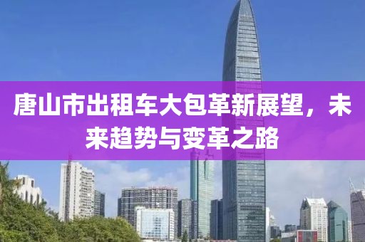 唐山市出租車大包革新展望，未來(lái)趨勢(shì)與變革之路