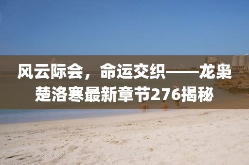 風(fēng)云際會(huì)，命運(yùn)交織——龍梟楚洛寒最新章節(jié)276揭秘