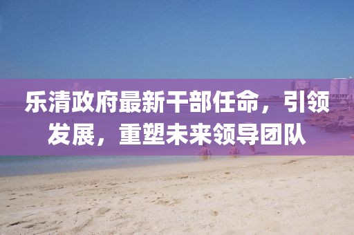 樂(lè)清政府最新干部任命，引領(lǐng)發(fā)展，重塑未來(lái)領(lǐng)導(dǎo)團(tuán)隊(duì)