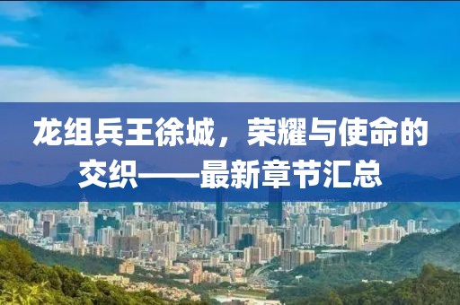 龍組兵王徐城，榮耀與使命的交織——最新章節(jié)匯總