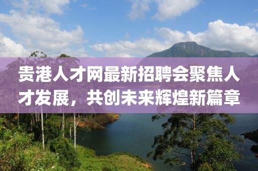 貴港人才網(wǎng)最新招聘會聚焦人才發(fā)展，共創(chuàng)未來輝煌新篇章