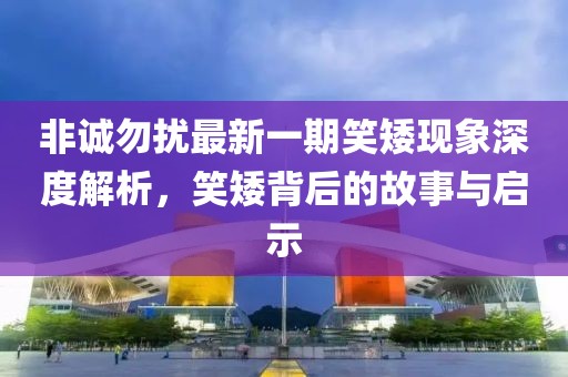 非誠勿擾最新一期笑矮現(xiàn)象深度解析，笑矮背后的故事與啟示