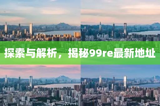 探索與解析，揭秘99re最新地址