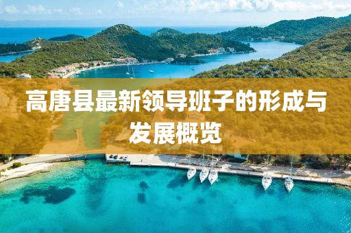 高唐縣最新領(lǐng)導(dǎo)班子的形成與發(fā)展概覽