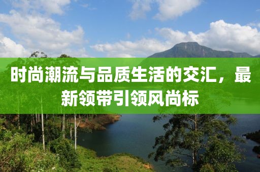 時尚潮流與品質(zhì)生活的交匯，最新領帶引領風尚標