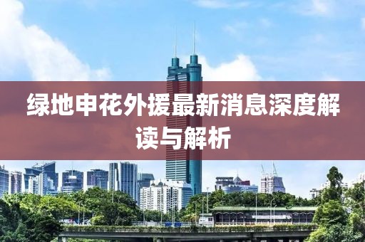綠地申花外援最新消息深度解讀與解析