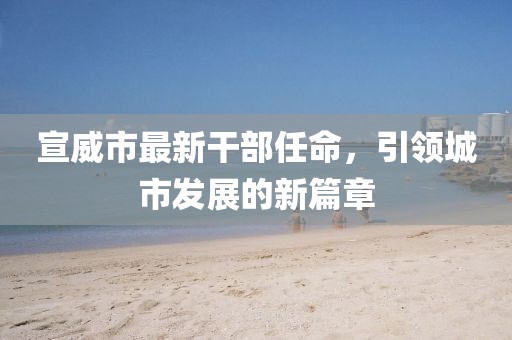 宣威市最新干部任命，引領(lǐng)城市發(fā)展的新篇章