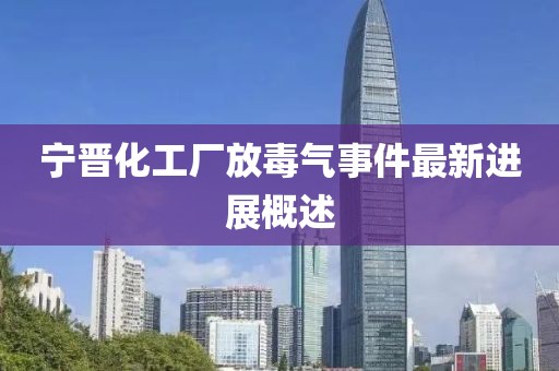 寧晉化工廠放毒氣事件最新進(jìn)展概述