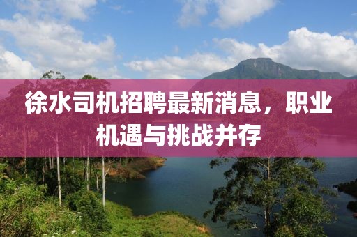 徐水司機招聘最新消息，職業(yè)機遇與挑戰(zhàn)并存