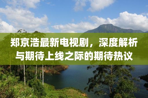 鄭京浩最新電視劇，深度解析與期待上線之際的期待熱議