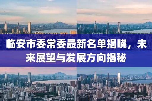 臨安市委常委最新名單揭曉，未來展望與發(fā)展方向揭秘