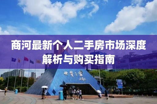商河最新個人二手房市場深度解析與購買指南